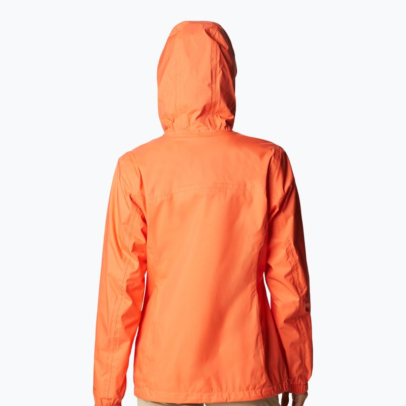 Kurtka przeciwdeszczowa damska Columbia Pouring Adventure II sunset orange 6