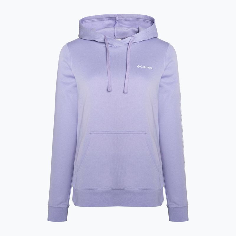 Bluza damska Columbia Trek Graphic Hooded frosted purple/white logo 4