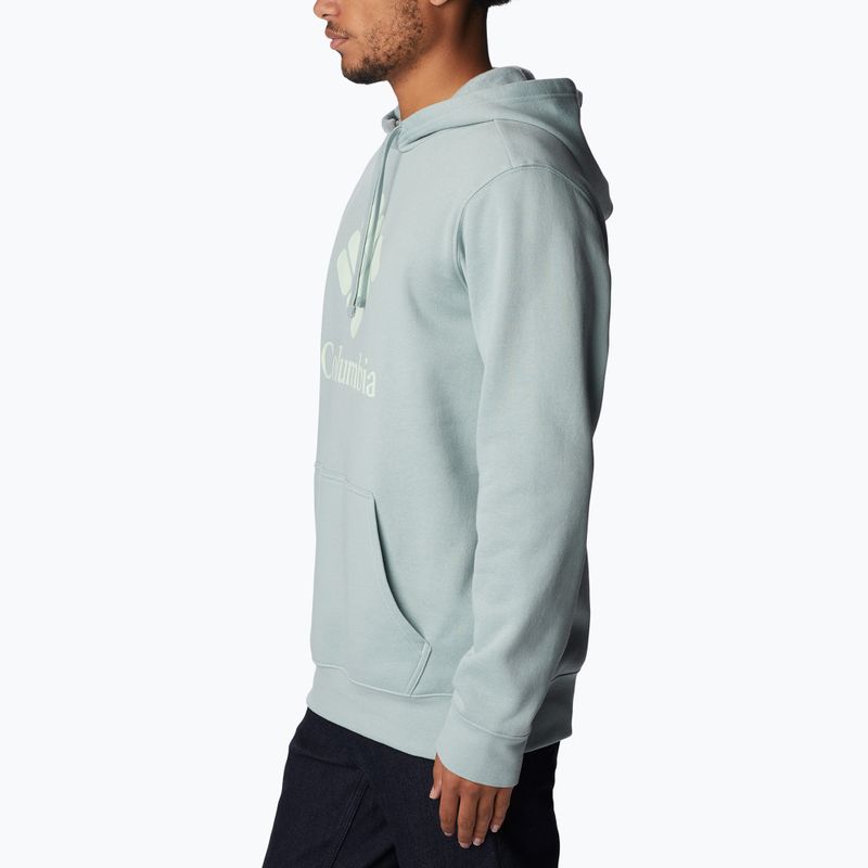 Bluza męska Columbia Trek Hoodie niagara/csc stacked graphic 4