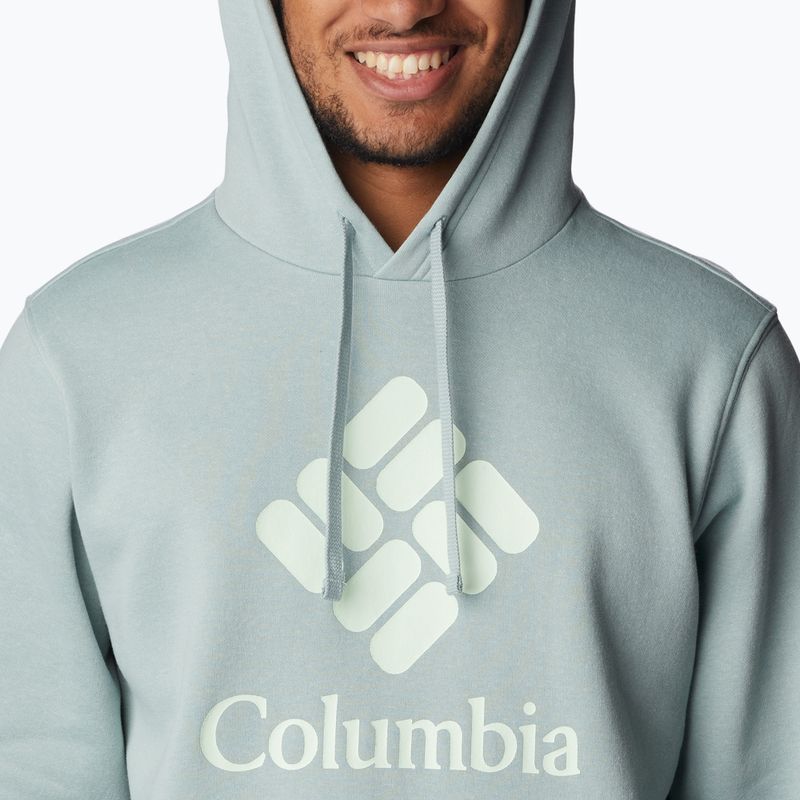 Bluza męska Columbia Trek Hoodie niagara/csc stacked graphic 5