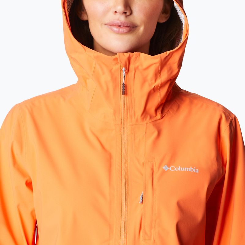 Kurtka przeciwdeszczowa damska Columbia Omni-Tech Ampli-Dry sunset orange 6