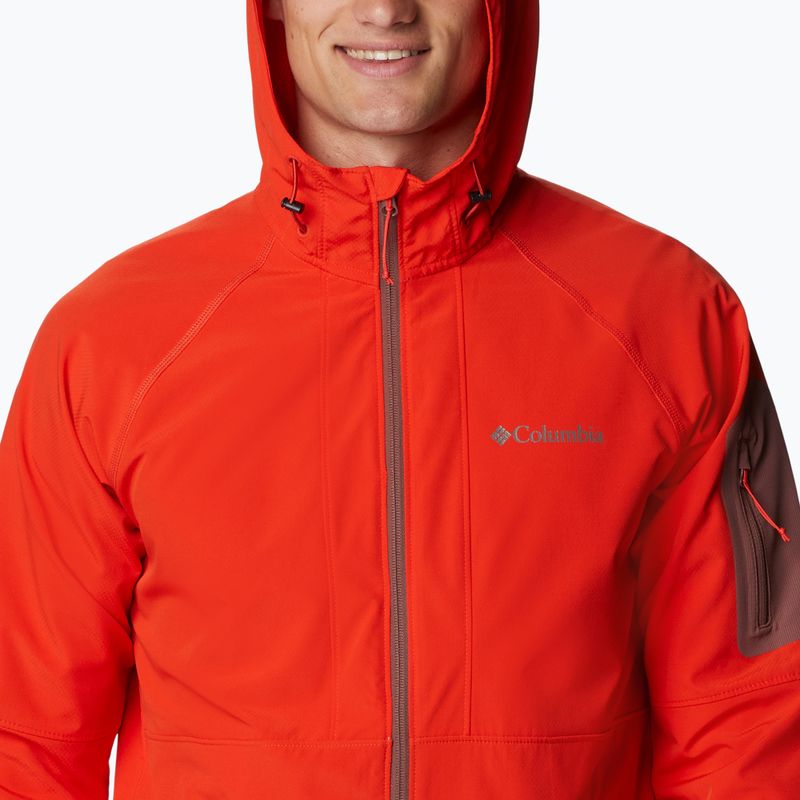 Kurtka softshell męska Columbia Tall Heights Hooded Softshell spicy 10