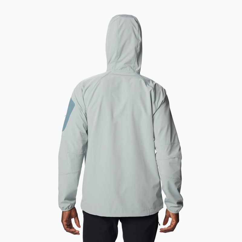 Kurtka softshell męska Columbia Tall Heights Hooded Softshell niagara 2