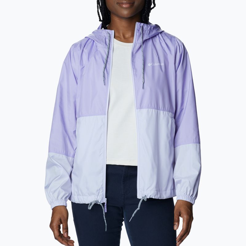 Kurtka przeciwwiatrowa damska Columbia Flash Forward frosted purple/purple tint 3