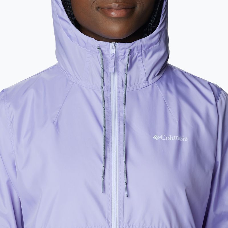Kurtka przeciwwiatrowa damska Columbia Flash Forward frosted purple/purple tint 5