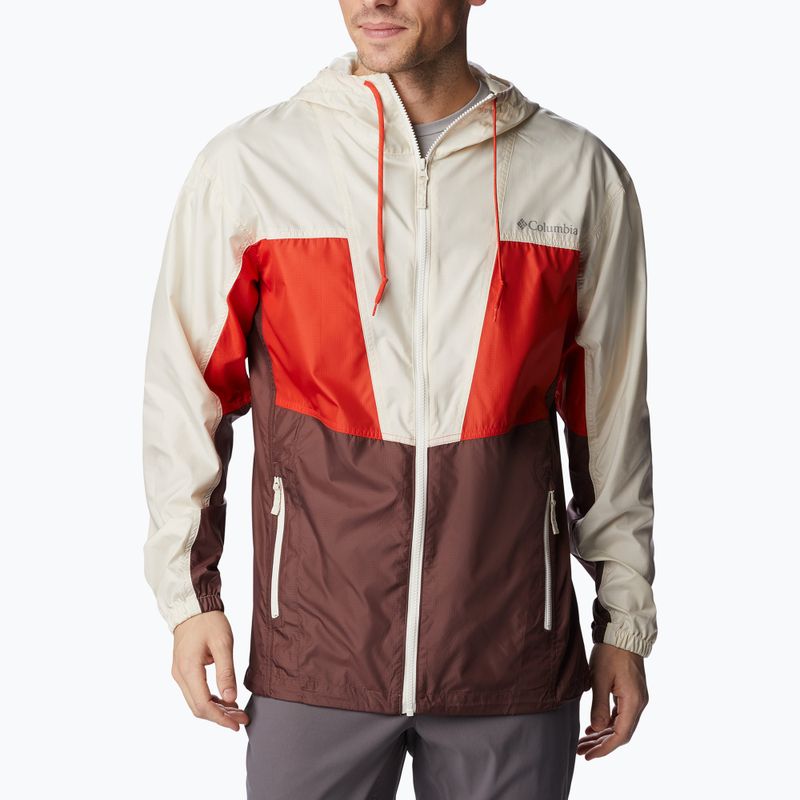 Kurtka przeciwwiatrowa męska Columbia Trail Traveler light raisin/spicy/chalk 6