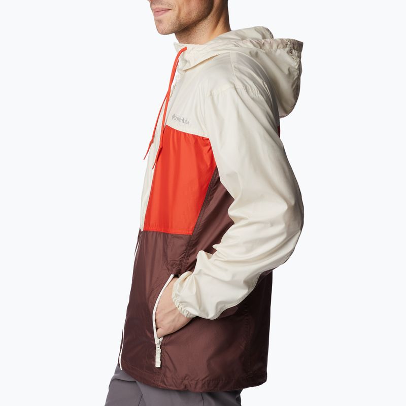 Kurtka przeciwwiatrowa męska Columbia Trail Traveler light raisin/spicy/chalk 7
