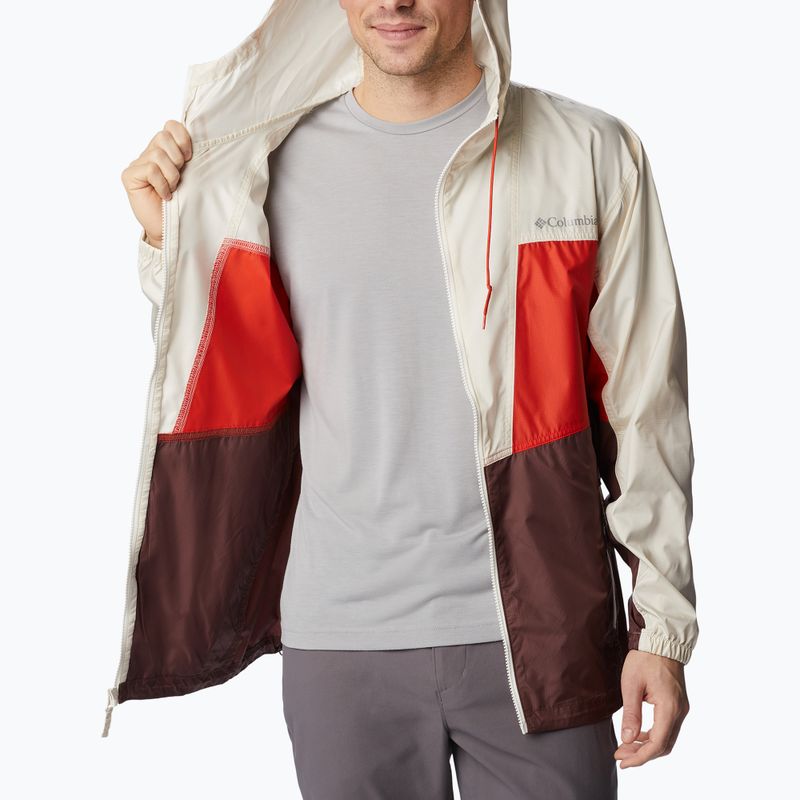Kurtka przeciwwiatrowa męska Columbia Trail Traveler light raisin/spicy/chalk 8