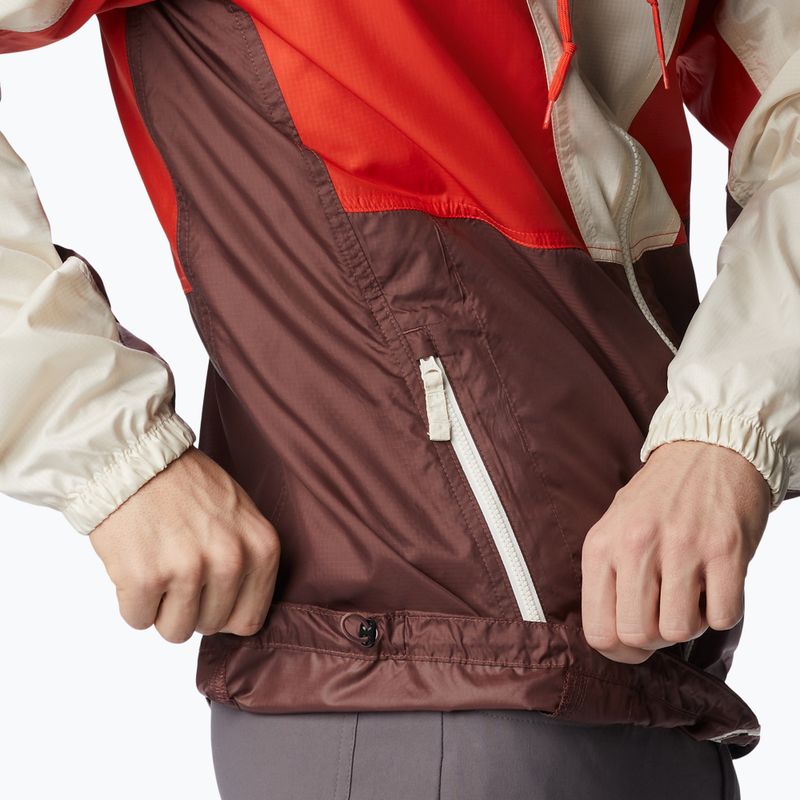 Kurtka przeciwwiatrowa męska Columbia Trail Traveler light raisin/spicy/chalk 10