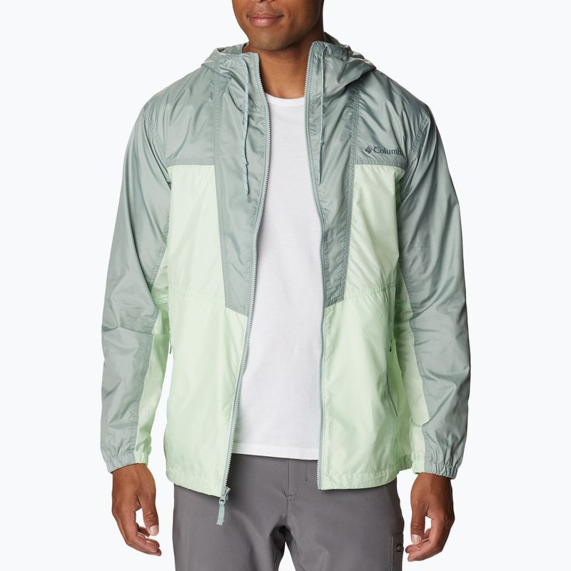 Kurtka przeciwwiatrowa męska Columbia Trail Traveler ice green/niagara 4