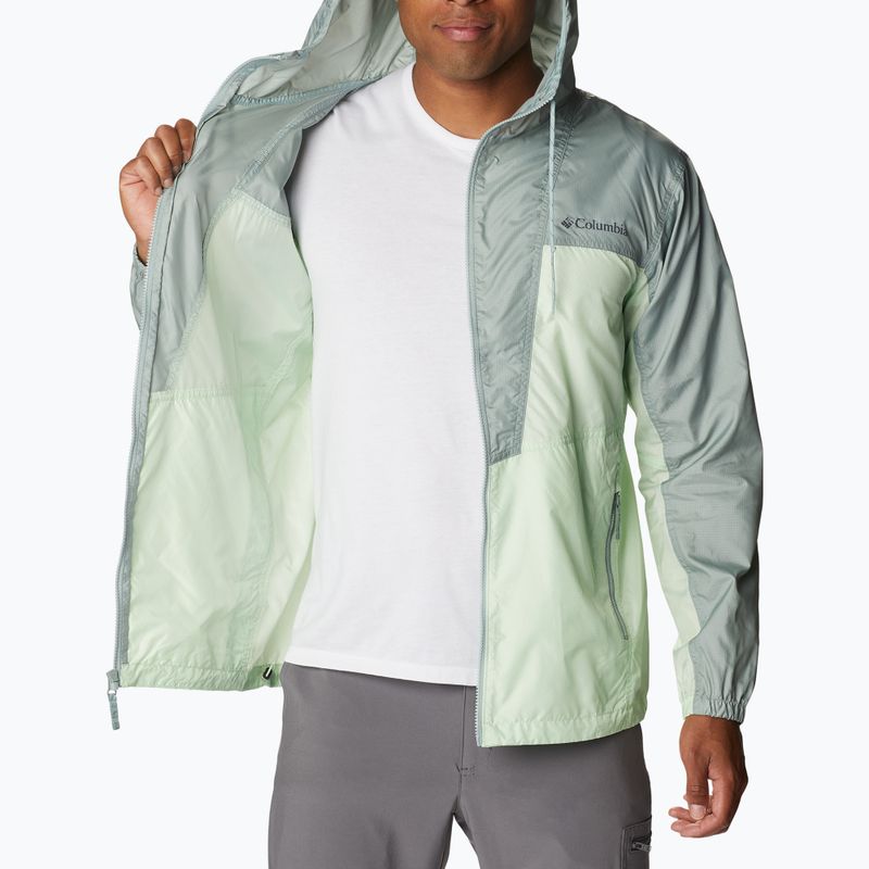 Kurtka przeciwwiatrowa męska Columbia Trail Traveler ice green/niagara 9