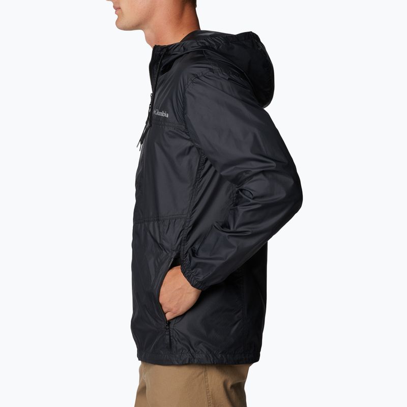 Kurtka przeciwwiatrowa męska Columbia Trail Traveler black 5