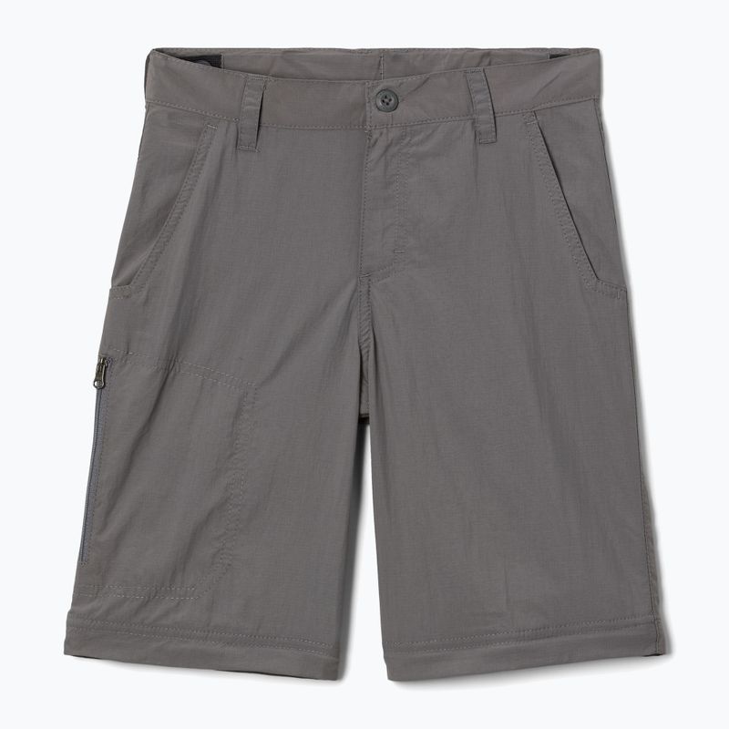 Spodnie trekkingowe dziecięce Columbia Silver Ridge IV Convertible city grey 3