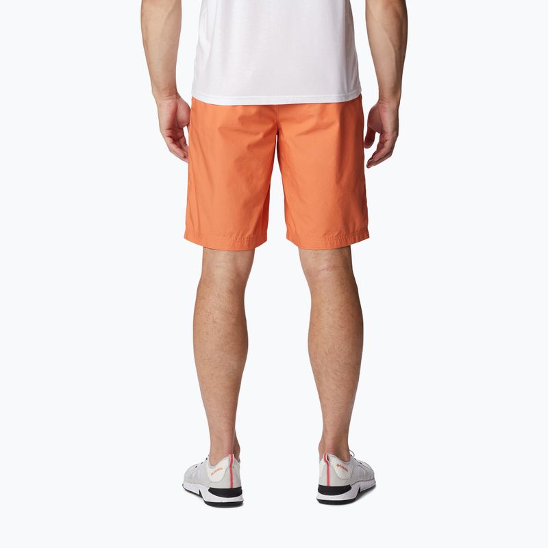 Spodenki trekkingowe męskie Columbia Washed Out desert orange 2