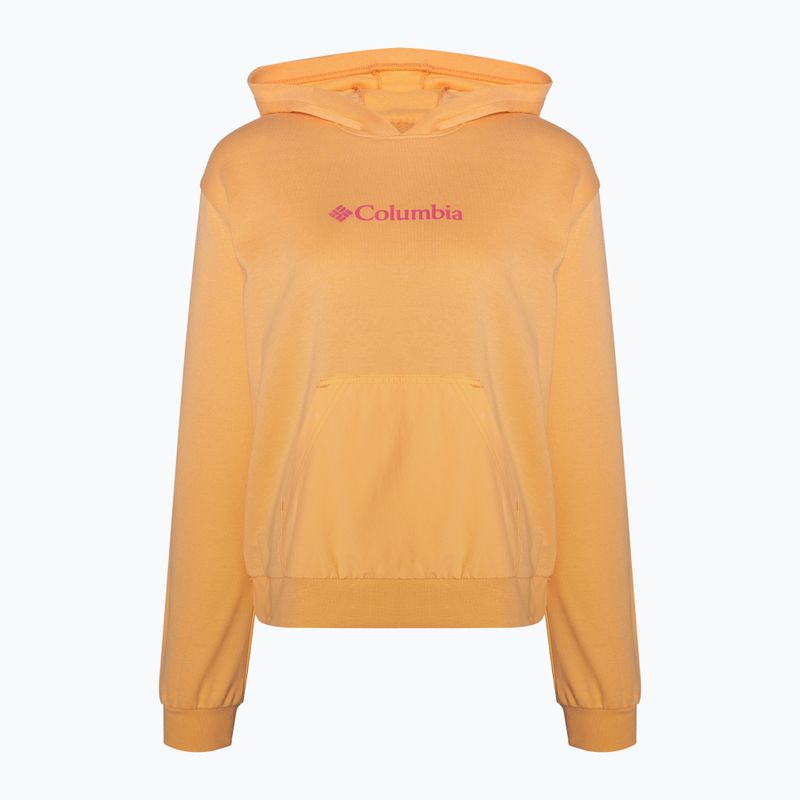 Bluza damska Columbia Logo III French Terry peach wild geranium 5