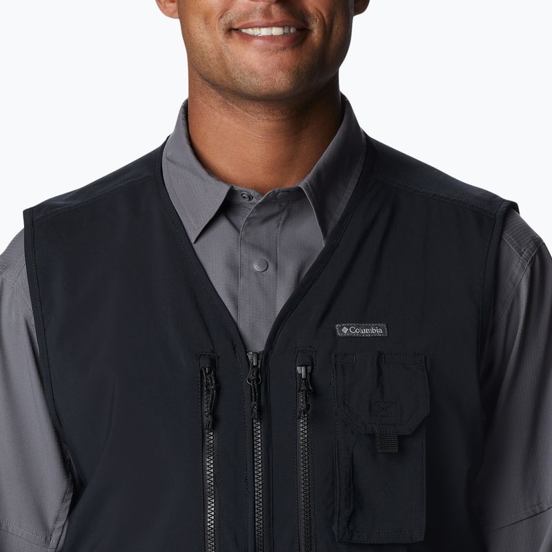 Bezrękawnik trekkingowy męski Columbia Silver Ridge Utility black 5