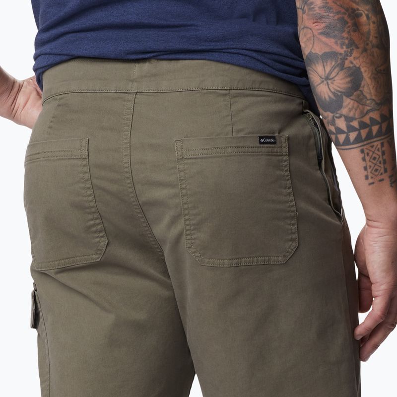 Spodenki trekkingowe męskie Columbia Pacific Ridge Belted stone green 5