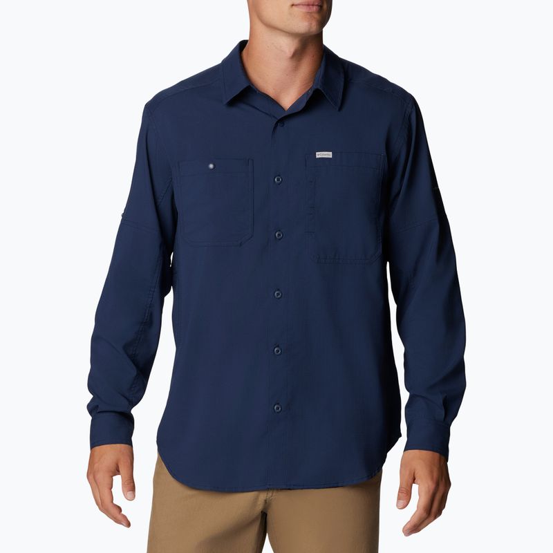 Koszula męska Columbia Silver Ridge Utility Lite collegiate navy