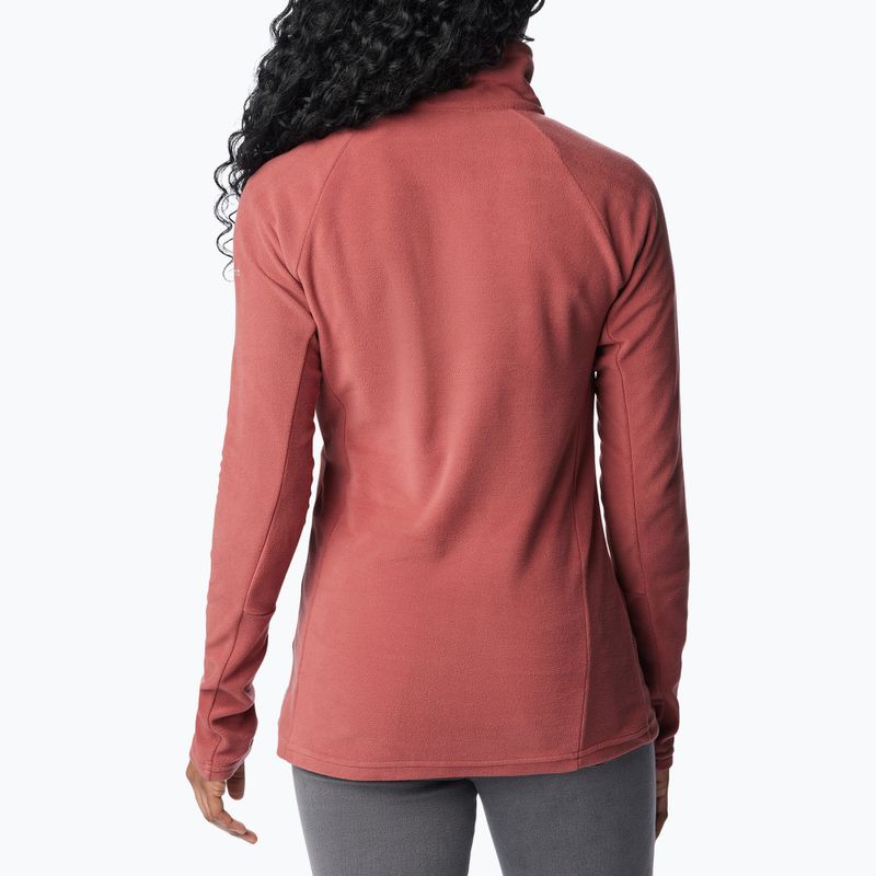 Bluza polarowa damska Columbia Glacial IV 1/2 Zip beetroot 3