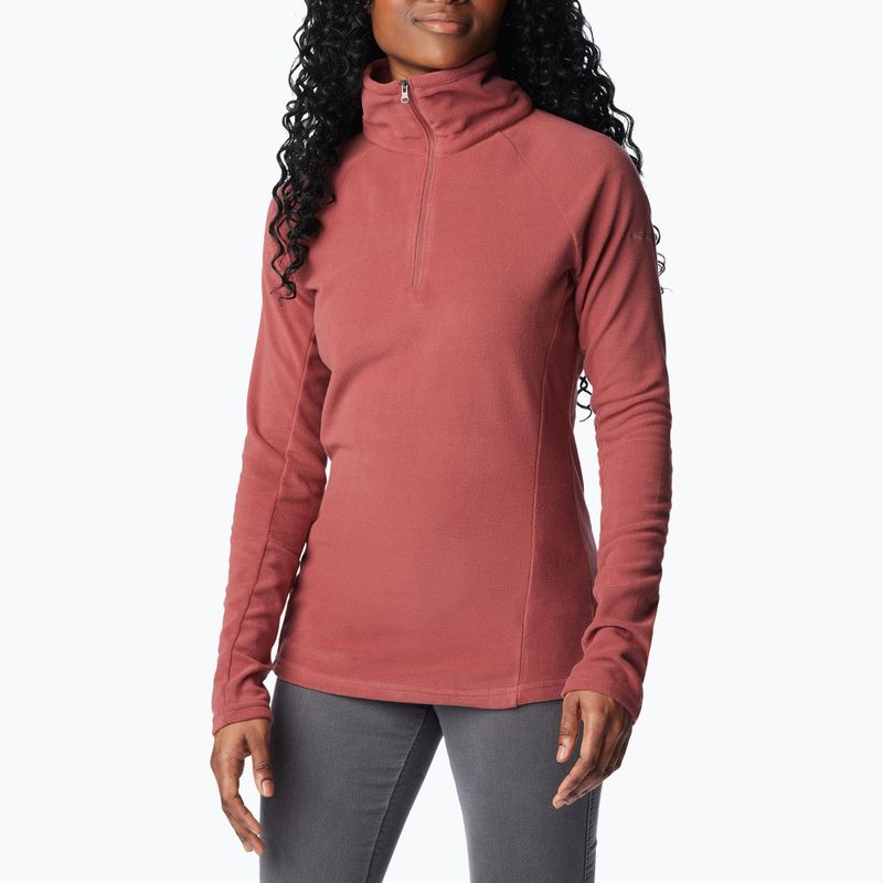 Bluza polarowa damska Columbia Glacial IV 1/2 Zip beetroot 4