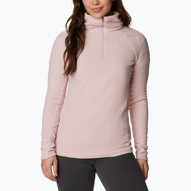 Bluza polarowa damska Columbia Glacial IV 1/2 Zip dusty pink