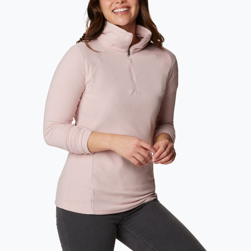 Bluza polarowa damska Columbia Glacial IV 1/2 Zip dusty pink 4