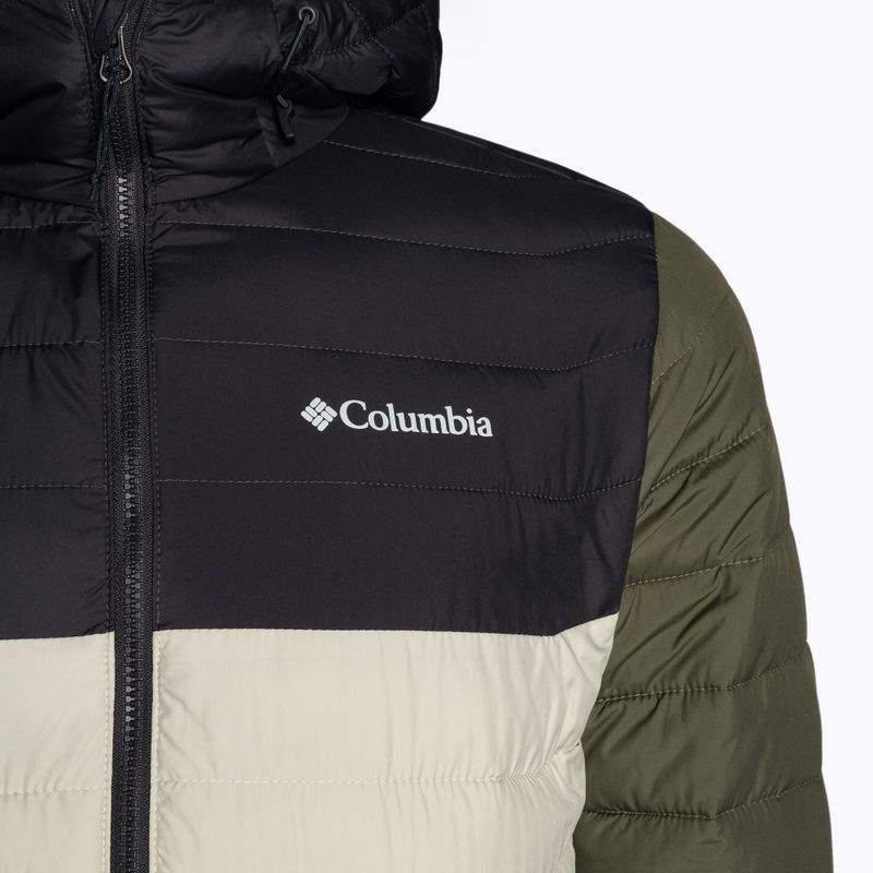 Kurtka męska Columbia Powder Lite Hooded dark stone/shark/stone green 10