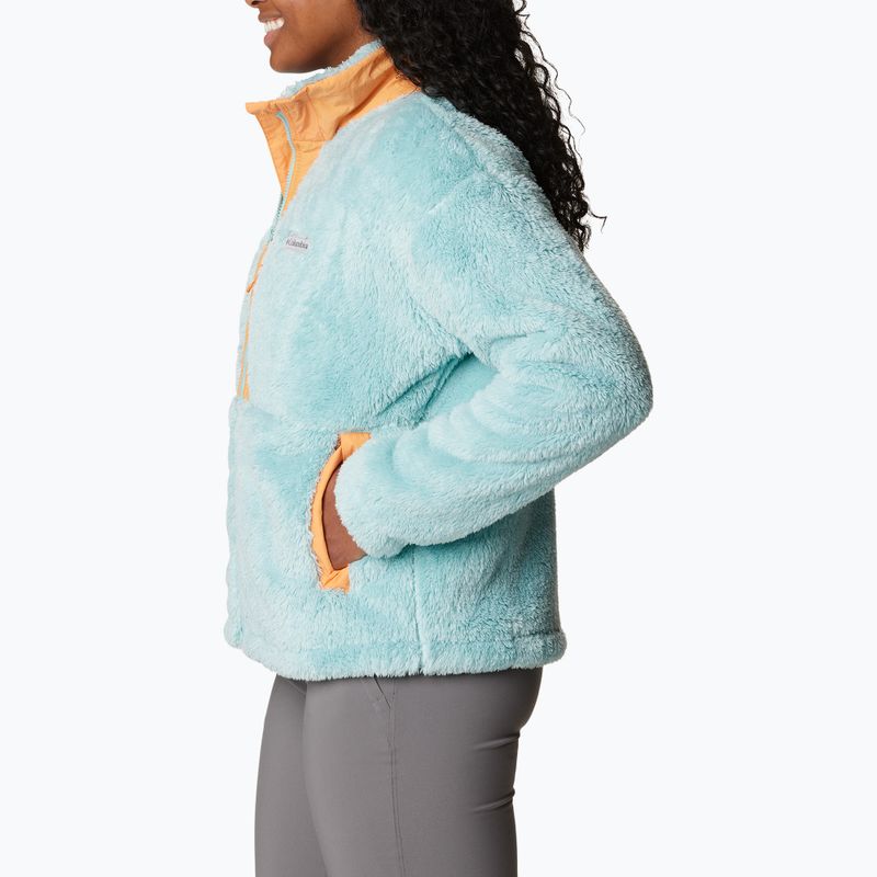 Bluza damska Columbia Boundless Discovery Sherpa aqua haze/sunset peach 3