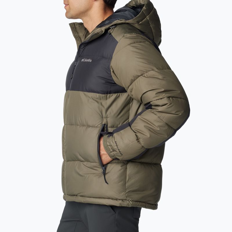 Kurtka ocieplana męska Columbia Pike Lake II Hooded stone green/ shark 397 2