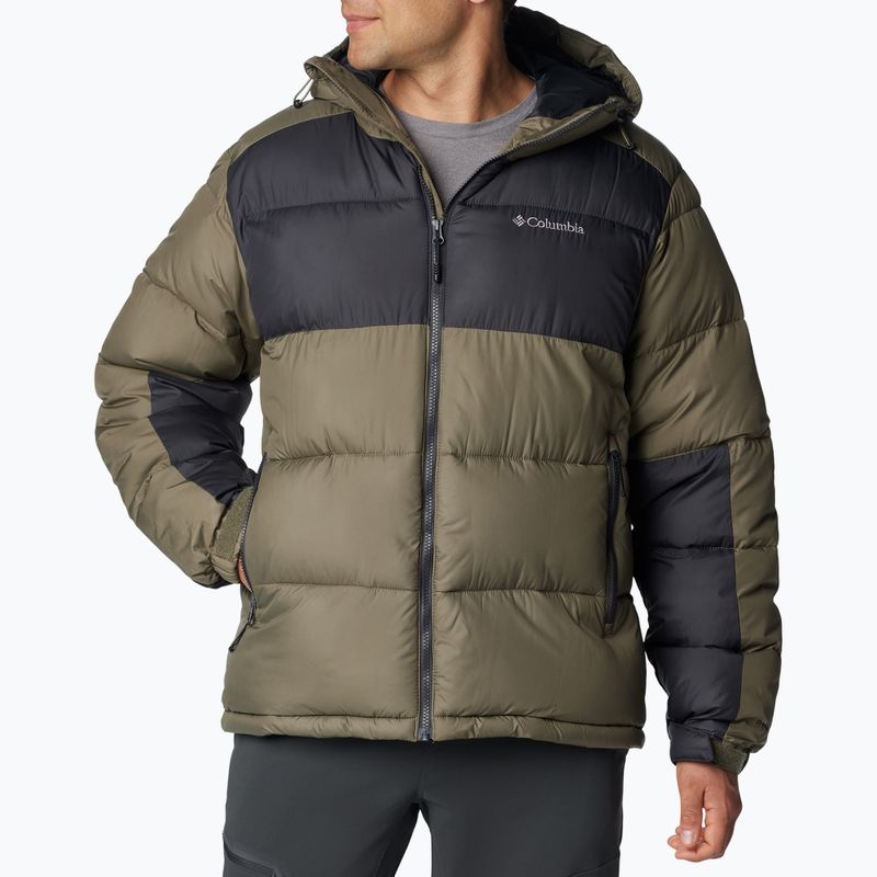 Kurtka ocieplana męska Columbia Pike Lake II Hooded stone green/ shark 397 4