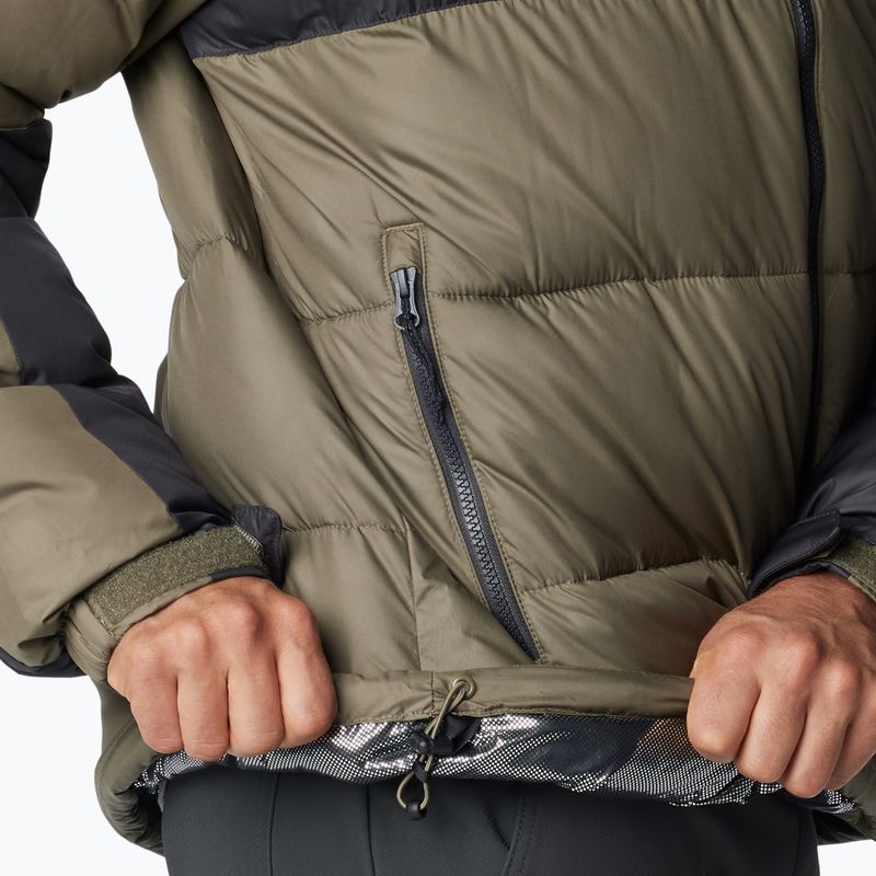 Kurtka ocieplana męska Columbia Pike Lake II Hooded stone green/ shark 397 6