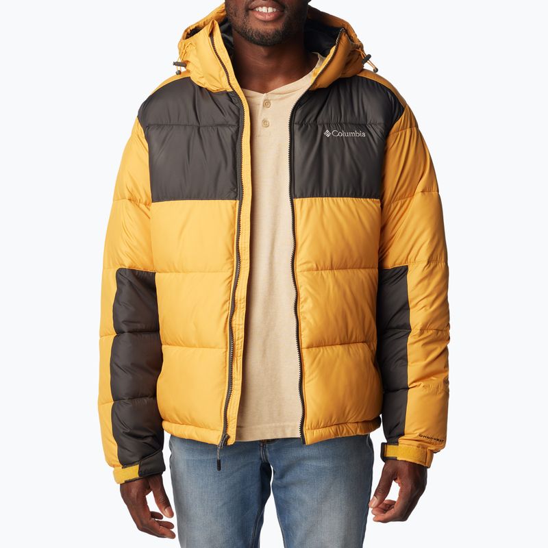 Kurtka ocieplana męska Columbia Pike Lake II Hooded raw honey/ shark 4