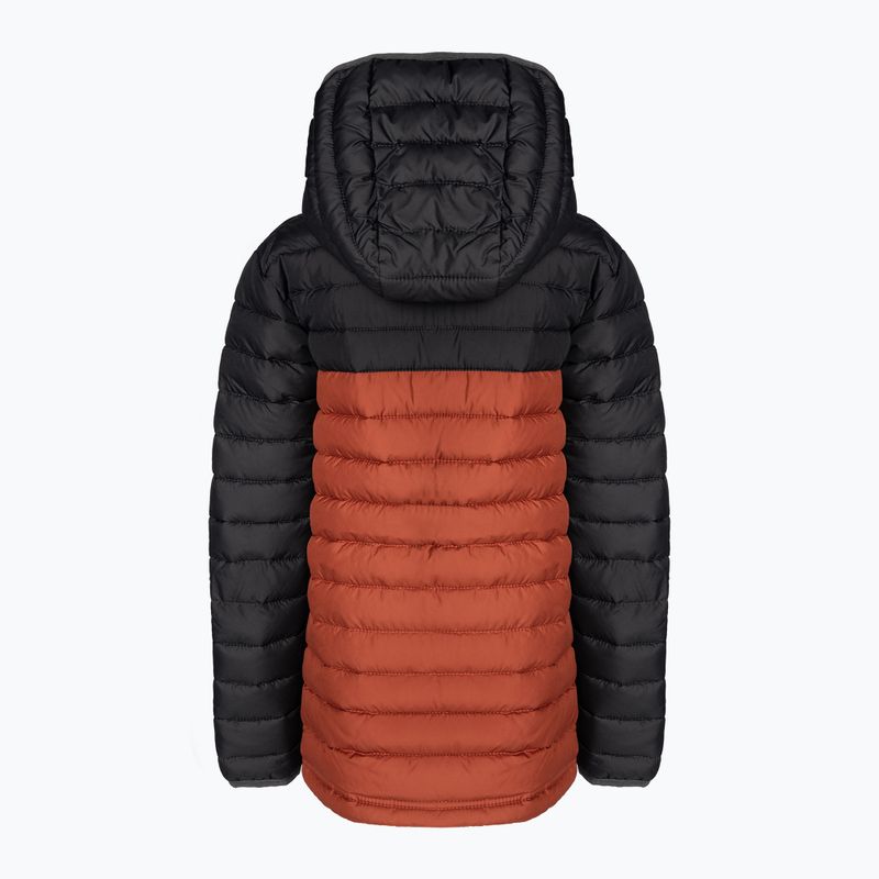 Kurtka dziecięca Columbia Powder Lite Hooded warp red/shark 2