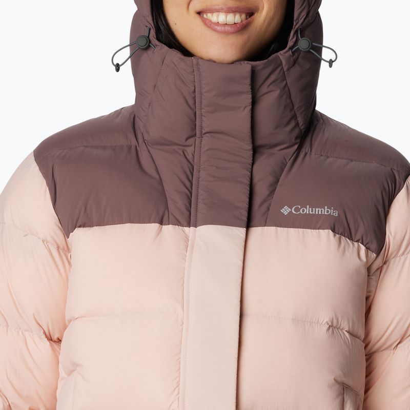 Kurtka puchowa damska Columbia Bulo Point II Down dusty pink/basalt crinkle 6