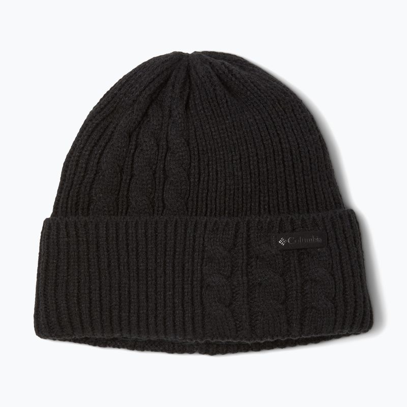 Czapka zimowa damska Columbia Agate Pass Cable Knit black