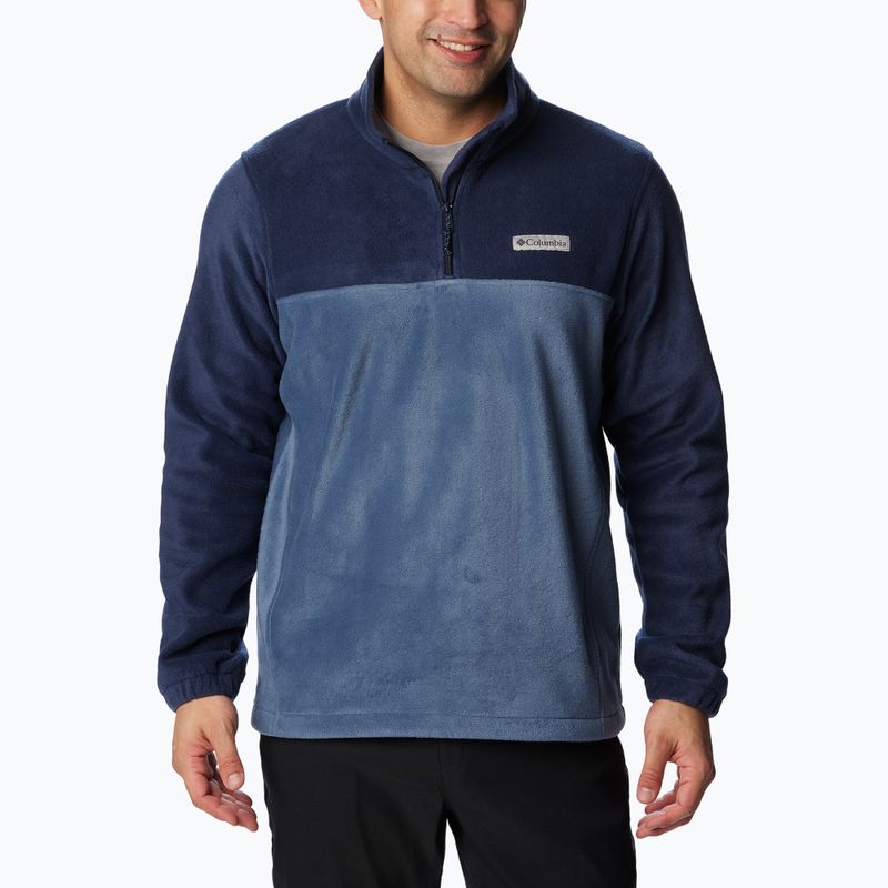 Bluza męska Columbia Steens Mountain Half Zip ollegiate navy / dark mountain