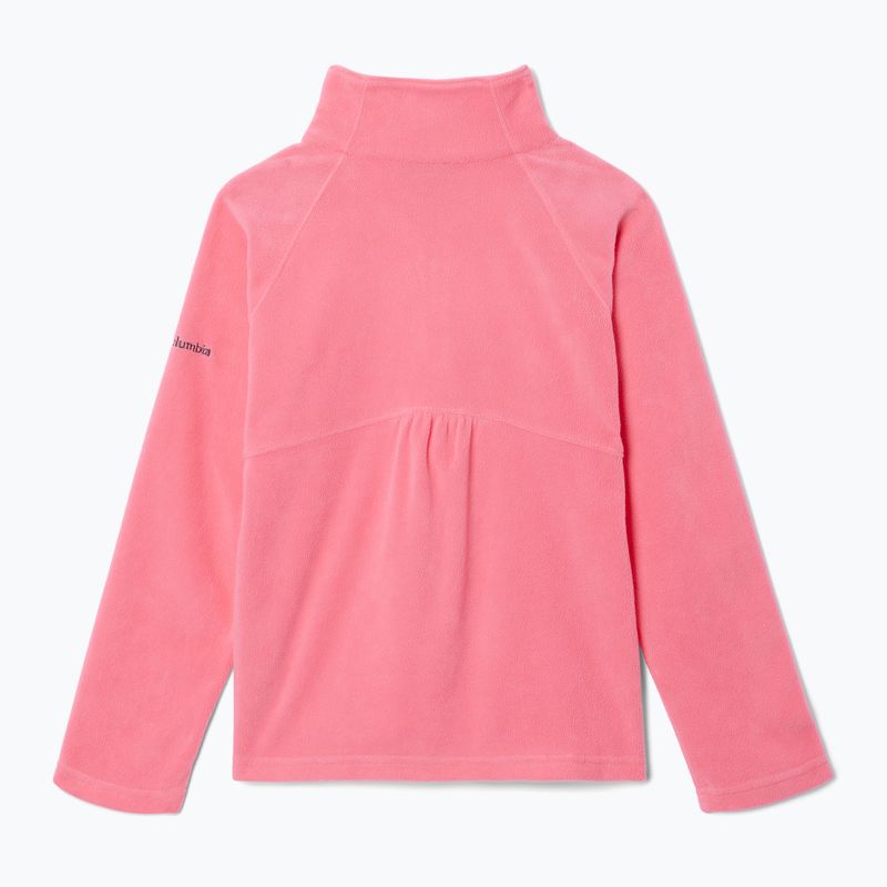 Bluza polarowa dziecięca Columbia Glacial Fleece camellia rose 2