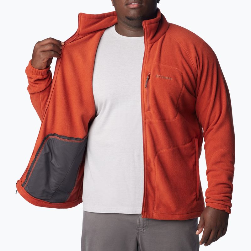 Bluza polarowa męska Columbia Fast Trek II wrap red 5