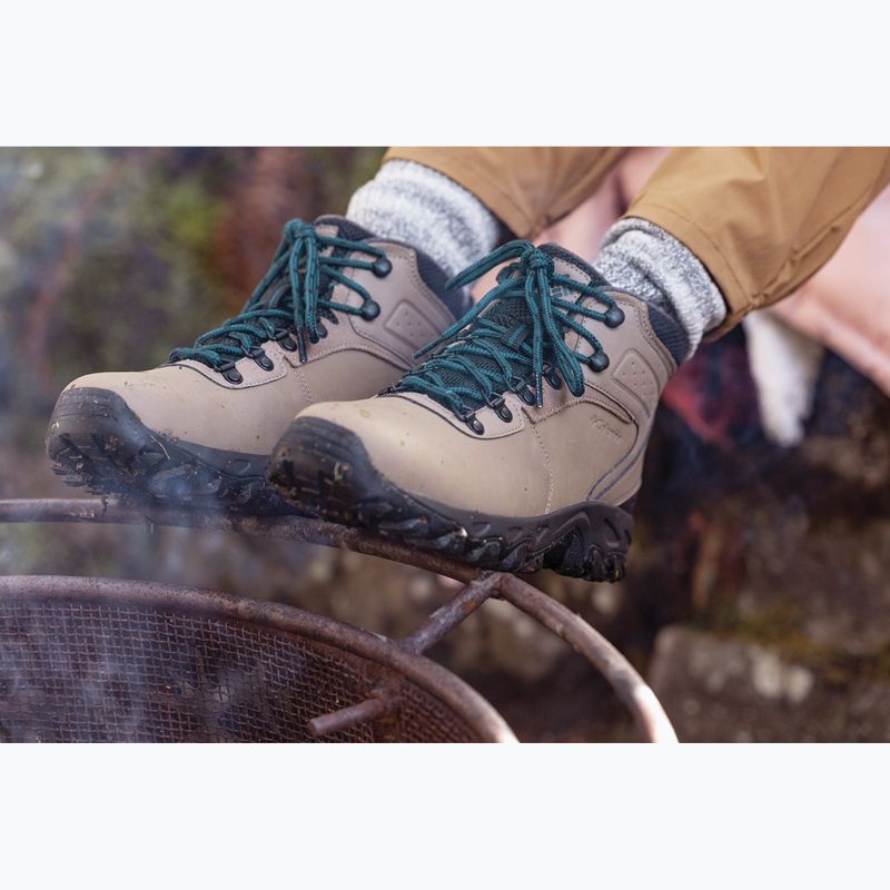 Buty męskie Columbia Newton Ridge WP OH II dark grey/ raw honey 18