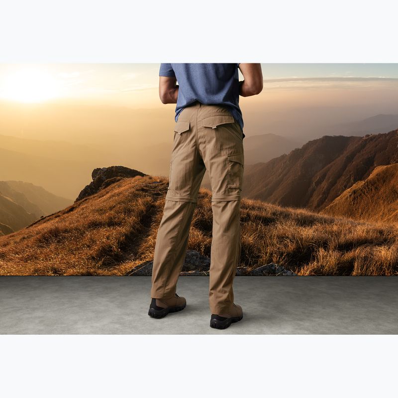 Buty męskie Columbia Newton Ridge WP OH II dark grey/ raw honey 22