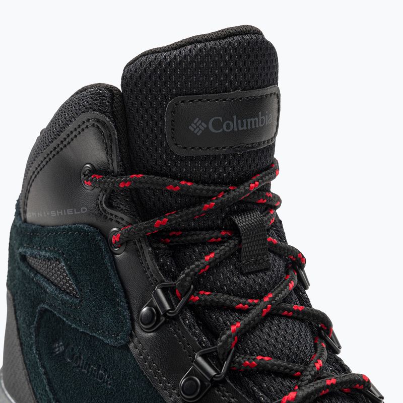 Buty turystyczne dziecięce Columbia Newton Ridge Amped black/mountain red 8