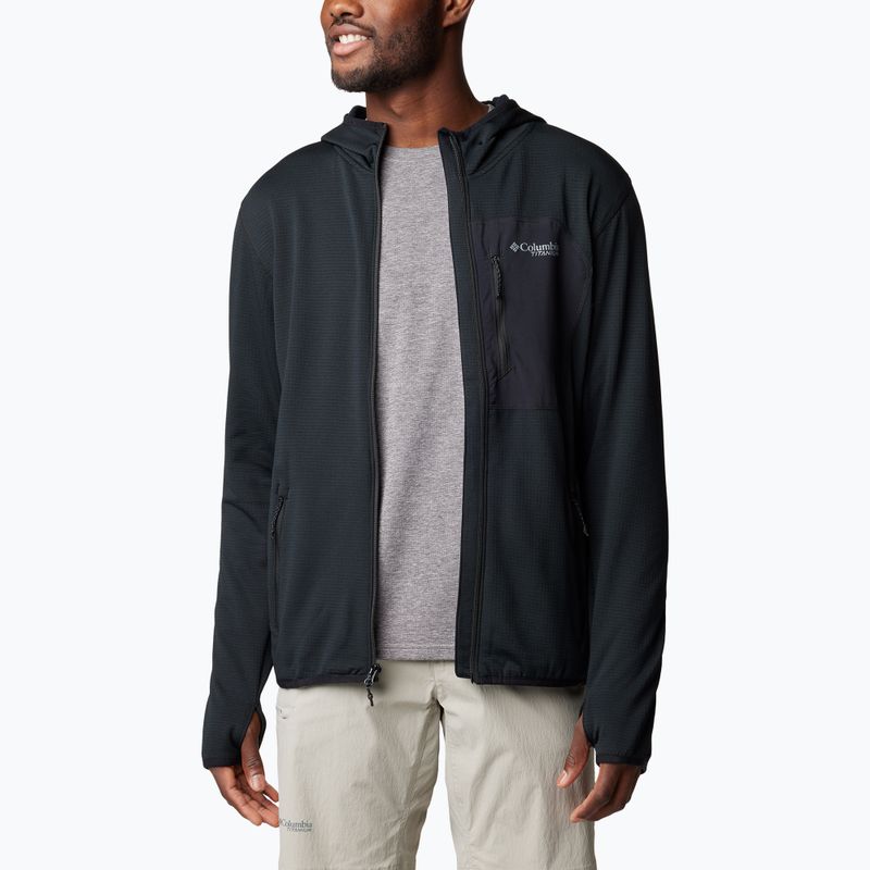 Bluza polarowa męska Columbia Triple Canyon Grid black/black 2