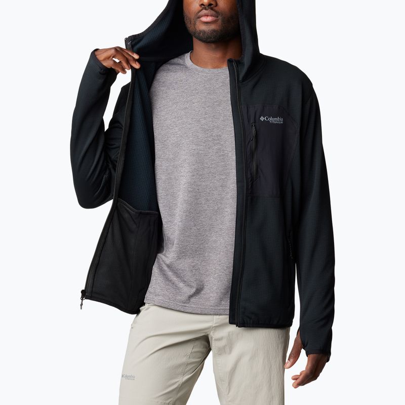 Bluza polarowa męska Columbia Triple Canyon Grid black/black 5
