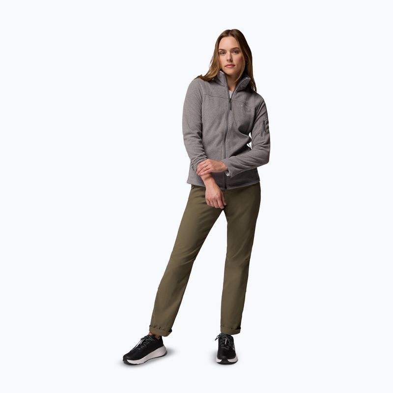 Bluza polarowa damska Columbia Fast Trek II city grey heather/city grey 2