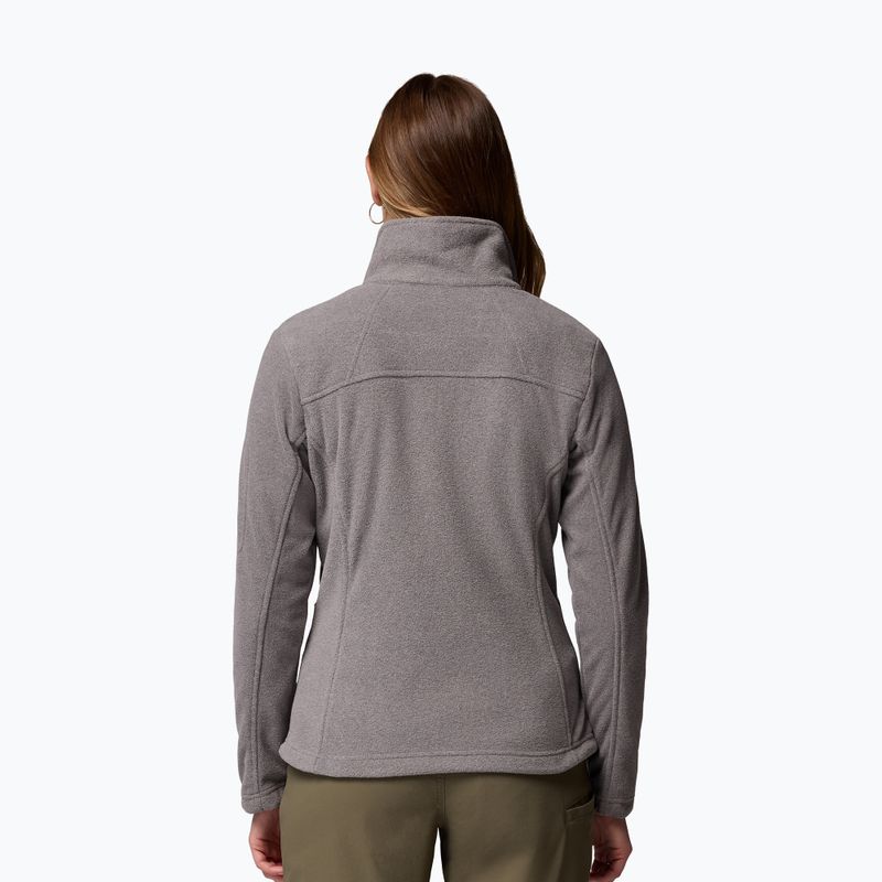 Bluza polarowa damska Columbia Fast Trek II city grey heather/city grey 3