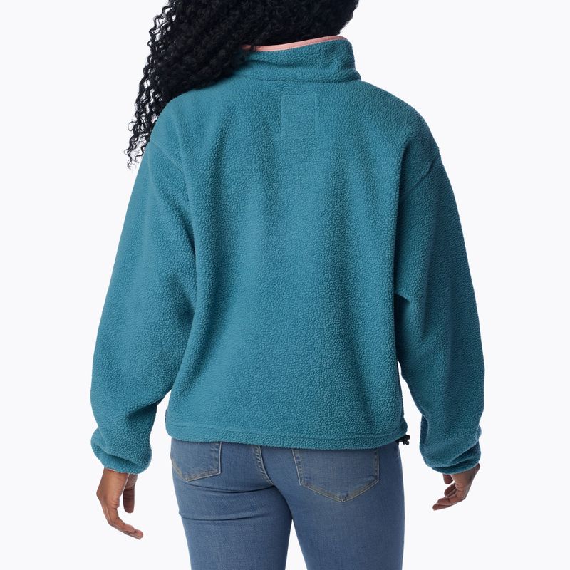 Bluza polarowa damska Columbia Helvetia Cropped 1/2 cloudburst/canoe 2