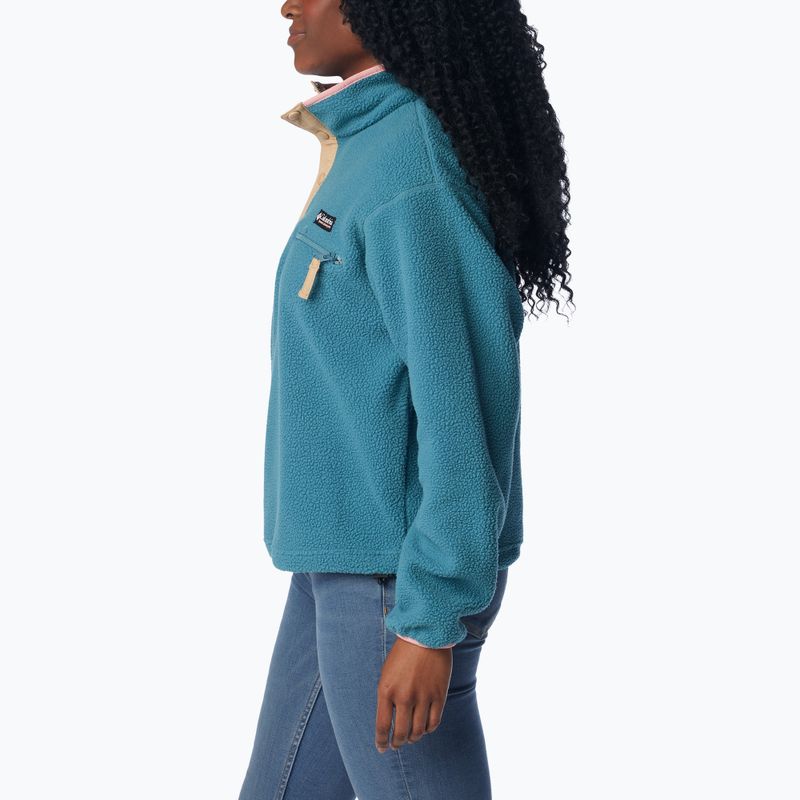 Bluza polarowa damska Columbia Helvetia Cropped 1/2 cloudburst/canoe 3
