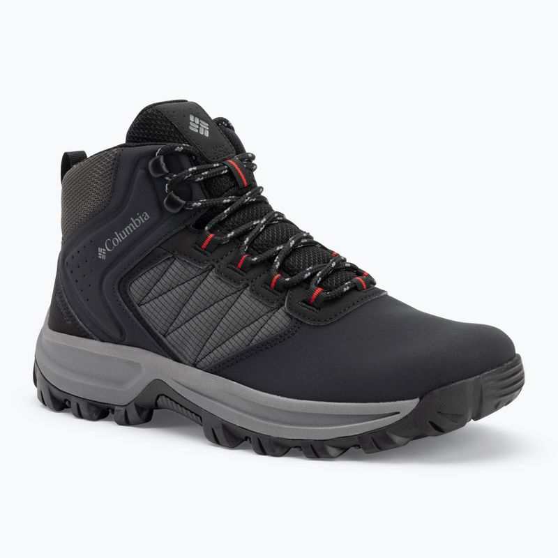 Buty turystyczne męskie Columbia Transverse Hike Waterproof black/mountain red