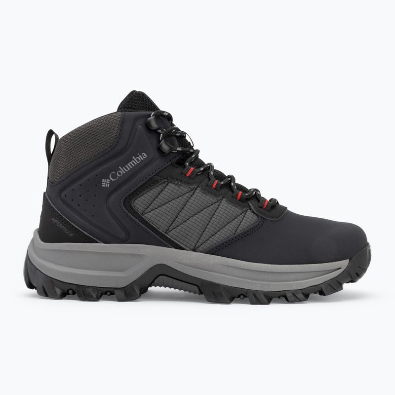 Buty turystyczne męskie Columbia Transverse Hike Waterproof black/mountain red 2