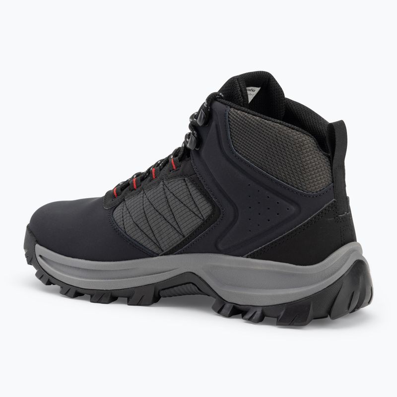Buty turystyczne męskie Columbia Transverse Hike Waterproof black/mountain red 3